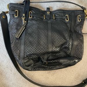 Jerome Dreyfuss Tanguy Black Leather Bucket Bag